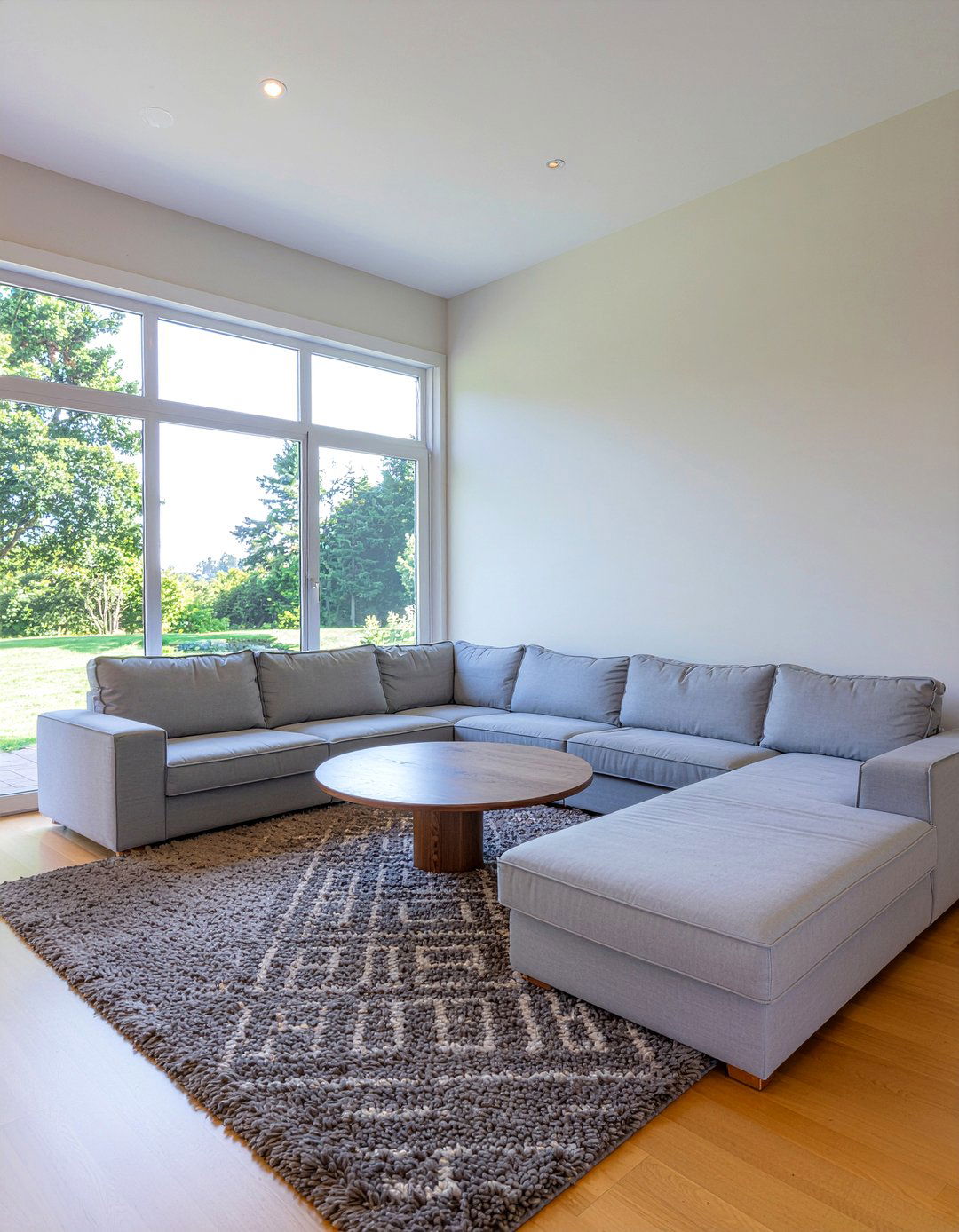 U shaped sofa with coffee table - 30 U-shaped sofa living room ideas