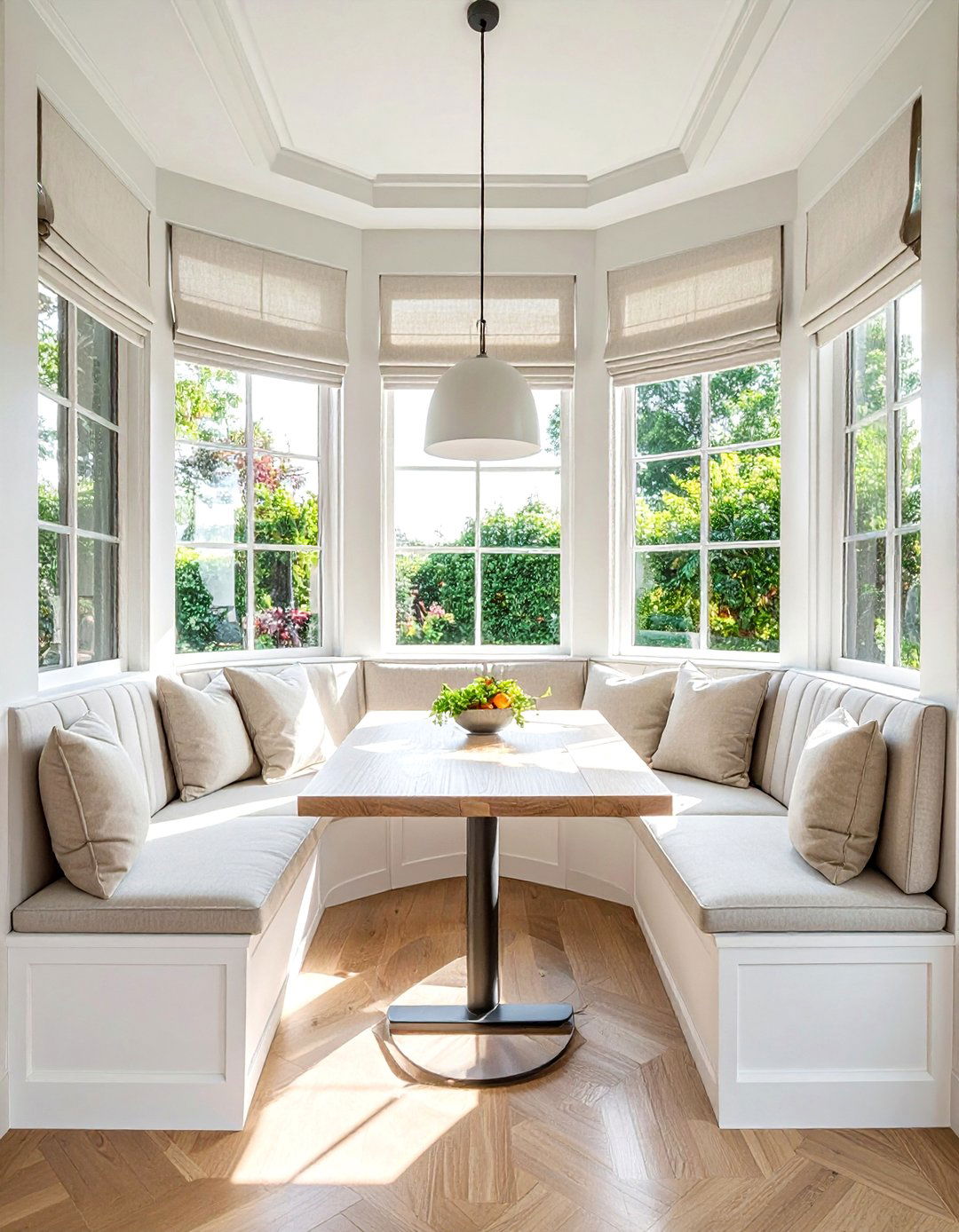 U shaped window seat dining - 30 U-shaped banquette dining ideas