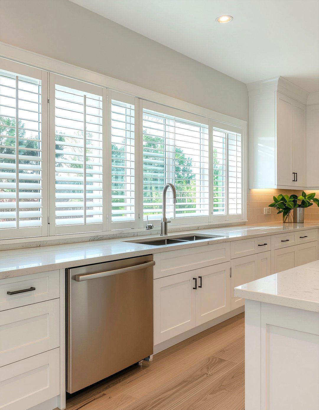 UV coated shutters - 30 kitchen shutter ideas