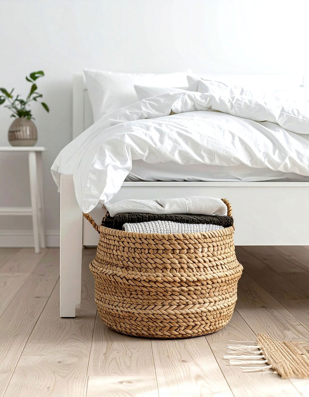 Under Bed Basket - 30 belly basket ideas