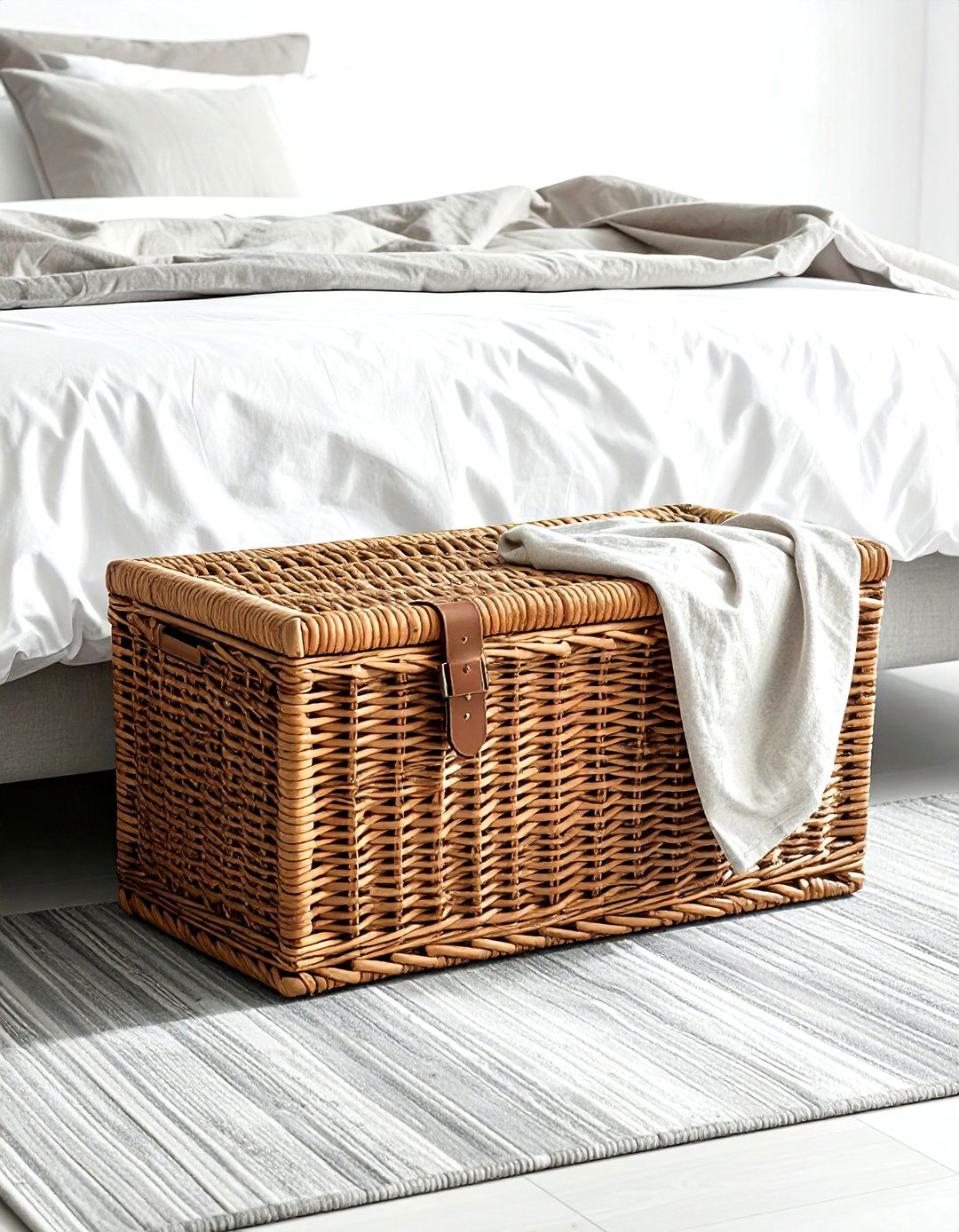 Under Bed Basket - 30 basket decor ideas