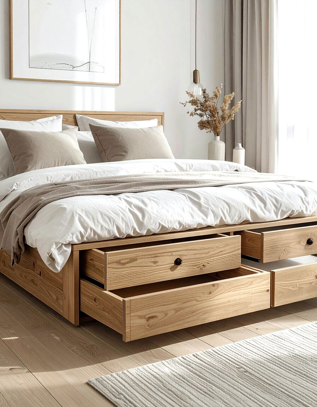 Under Bed Storage Drawers - 30 bedroom built-in storage ideas