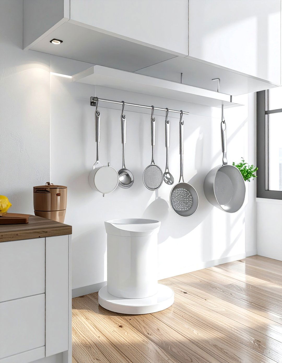 Under Cabinet Hook - 30 utensil storage kitchen ideas