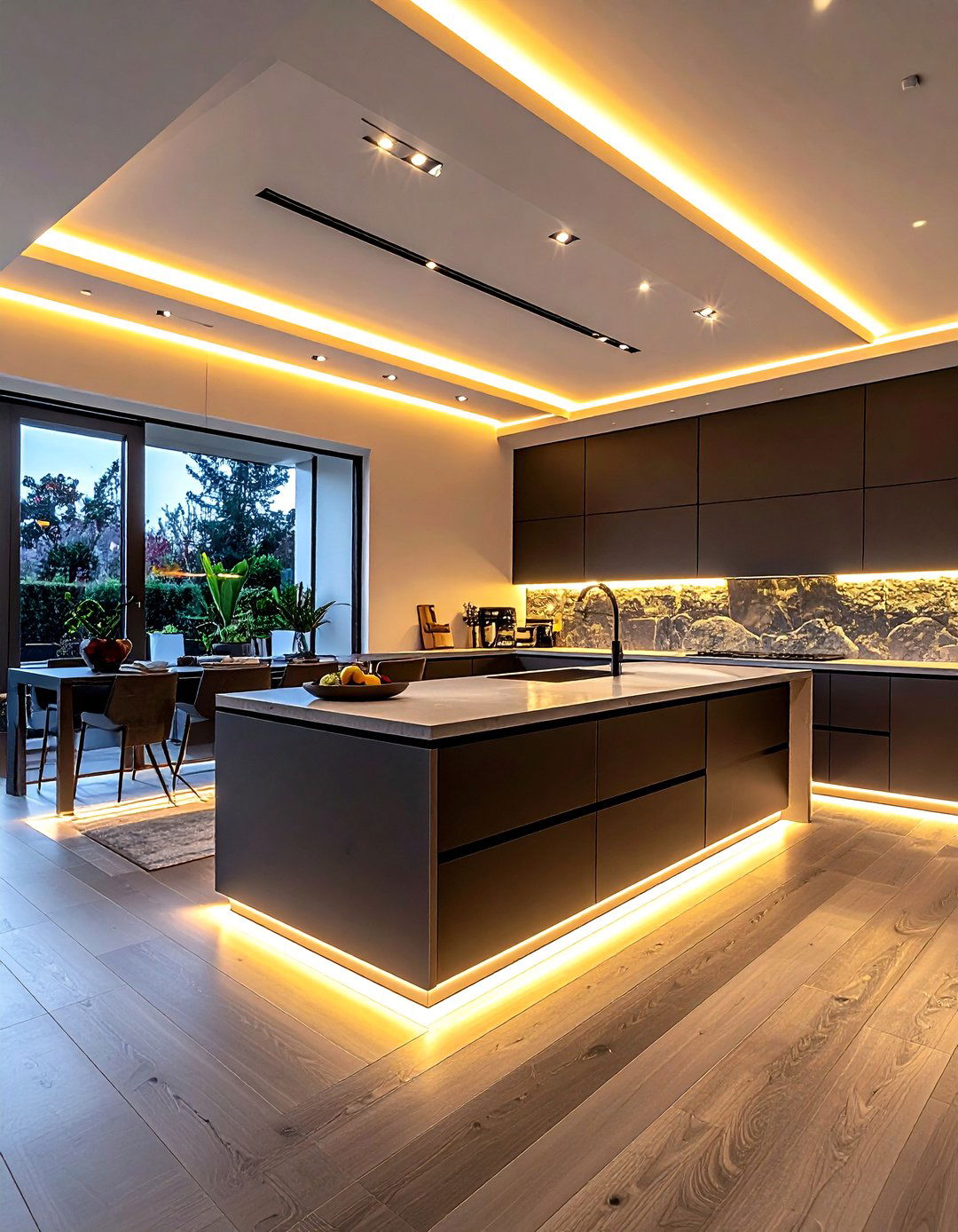 Under Cabinet LED Lighting - 30 ultra modern kitchen ideas