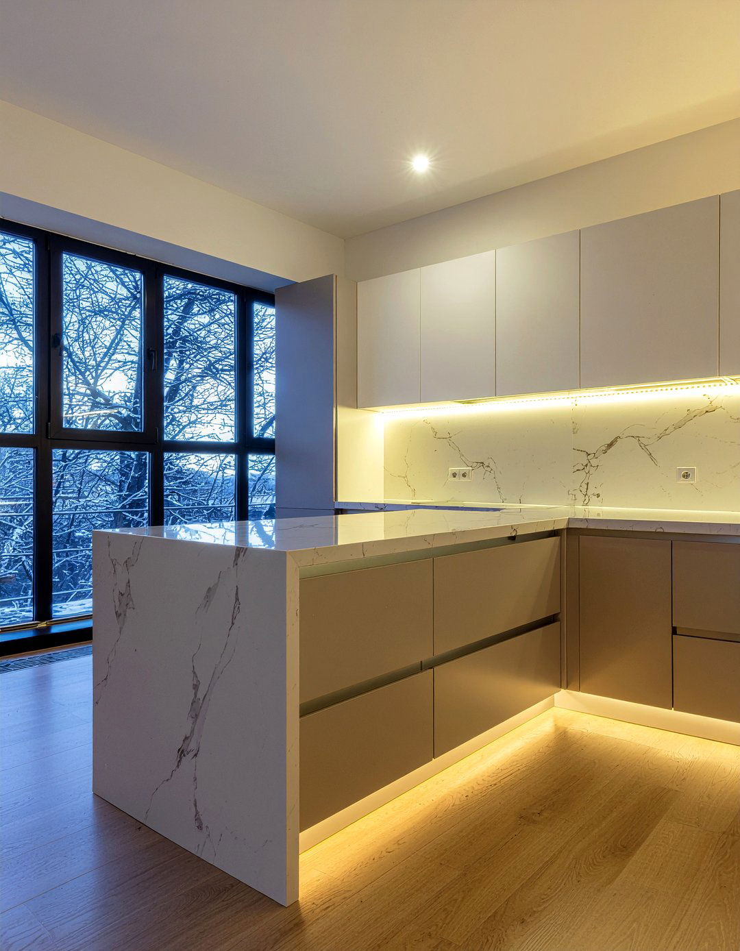 Under Cabinet LED Lighting - 30 elegant kitchen ideas