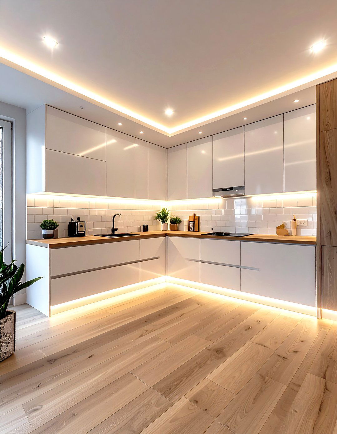 Under Cabinet Led Lighting - 30 kitchen layered lighting ideas