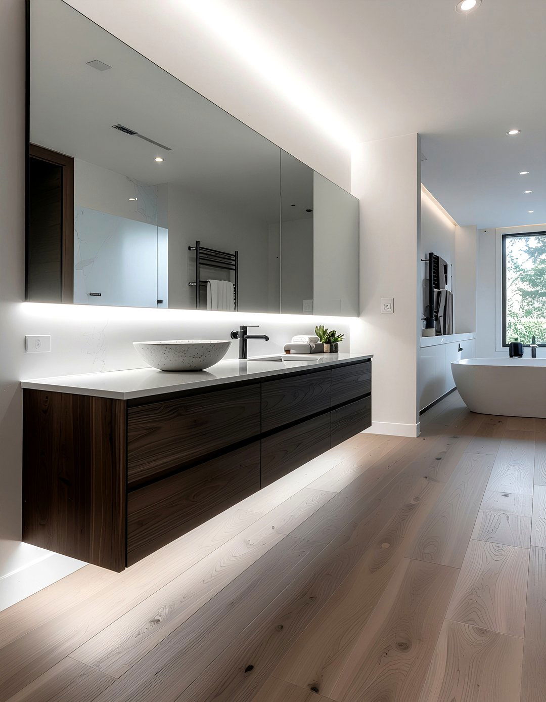 Under Cabinet Led Strip - 30 bathroom lighting ideas