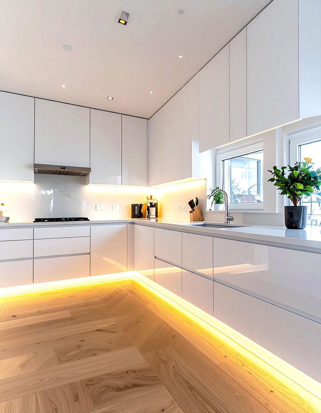 Under Cabinet Lighting - 30 decorating hacks