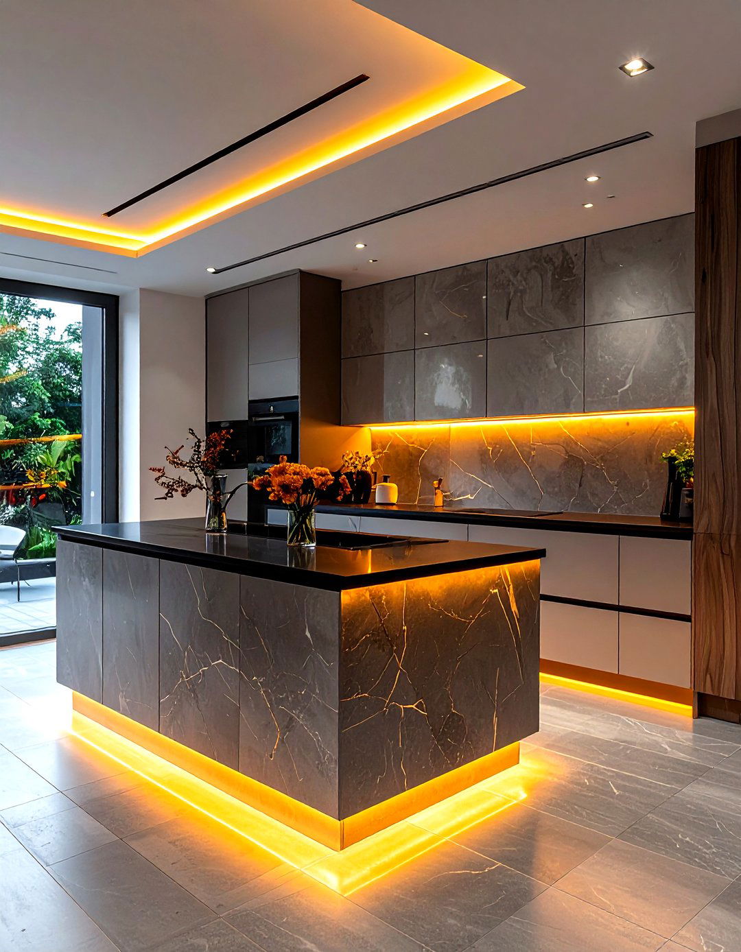 Under Cabinet Lighting - 30 kitchen entertaining ideas