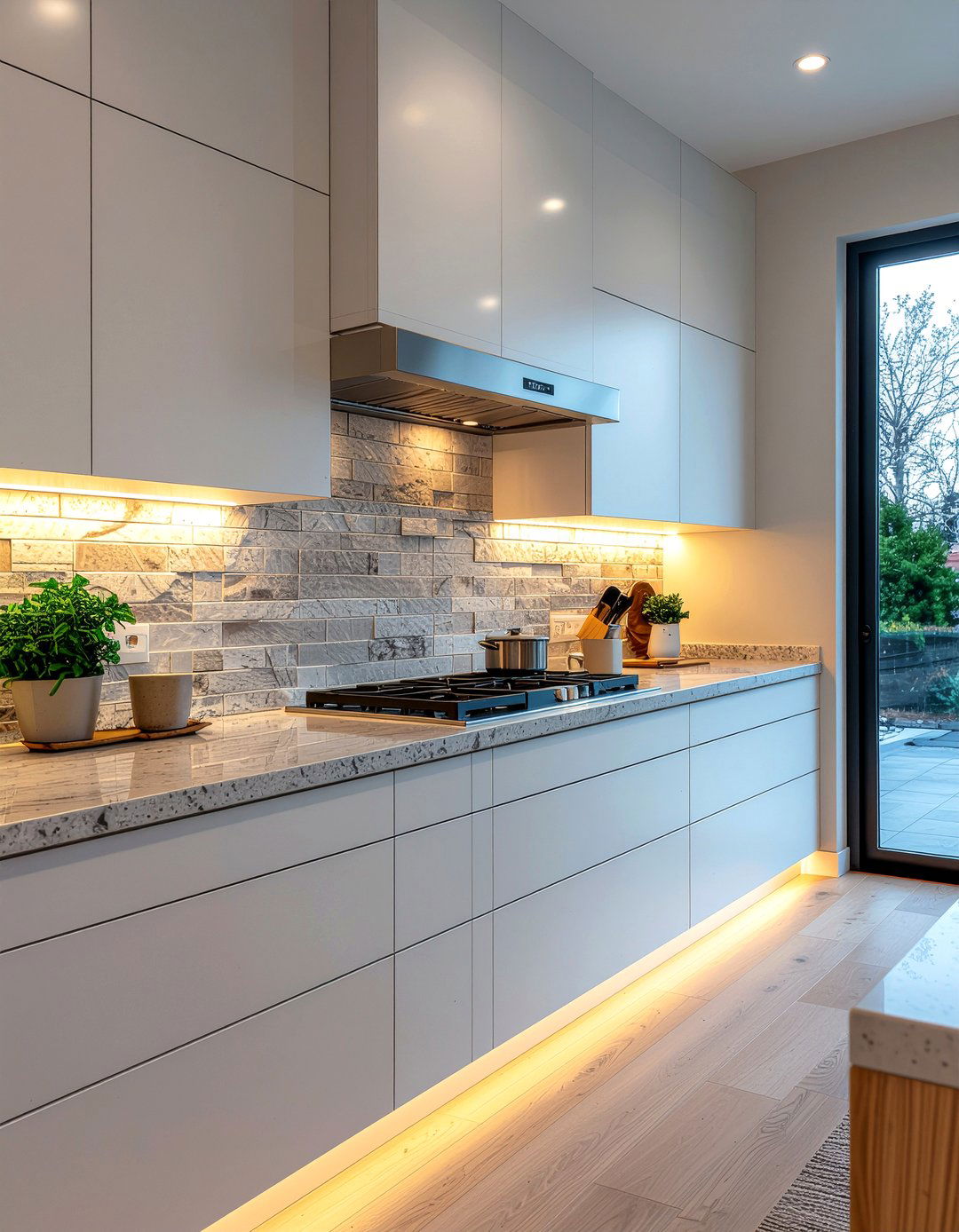 Under Cabinet Lighting - 30 kitchen facelift ideas