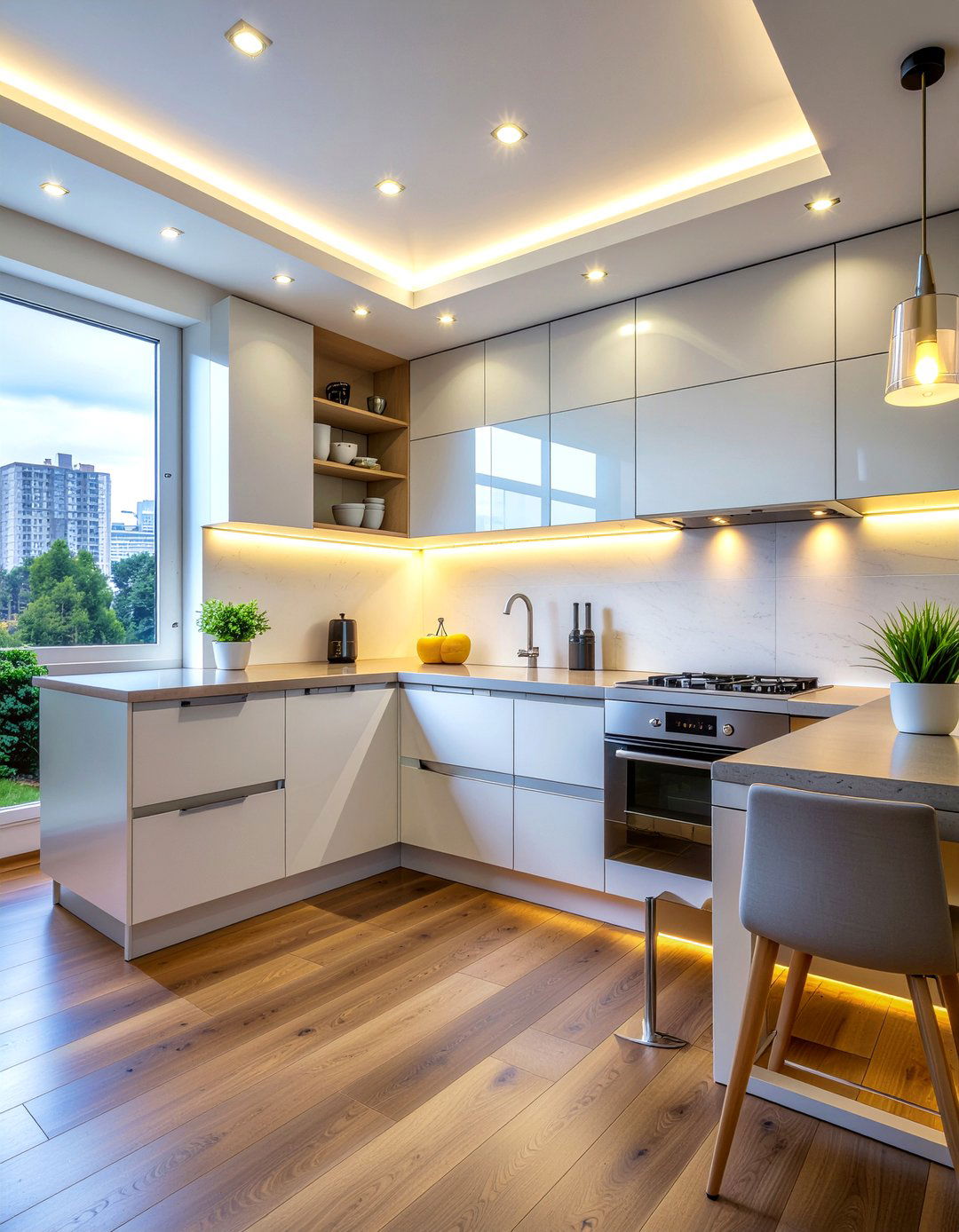 Under Cabinet Lighting - 30 light-filled kitchen ideas