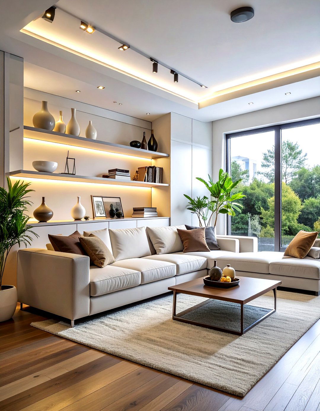 Under Cabinet Lighting - 30 living room task lighting ideas