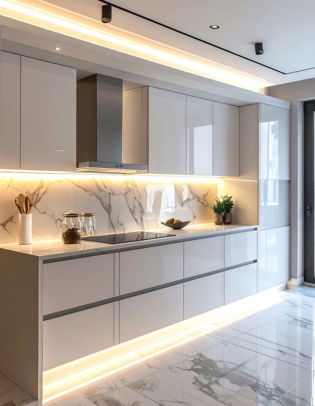 Under Cabinet Lighting - 30 space-saving kitchen ideas