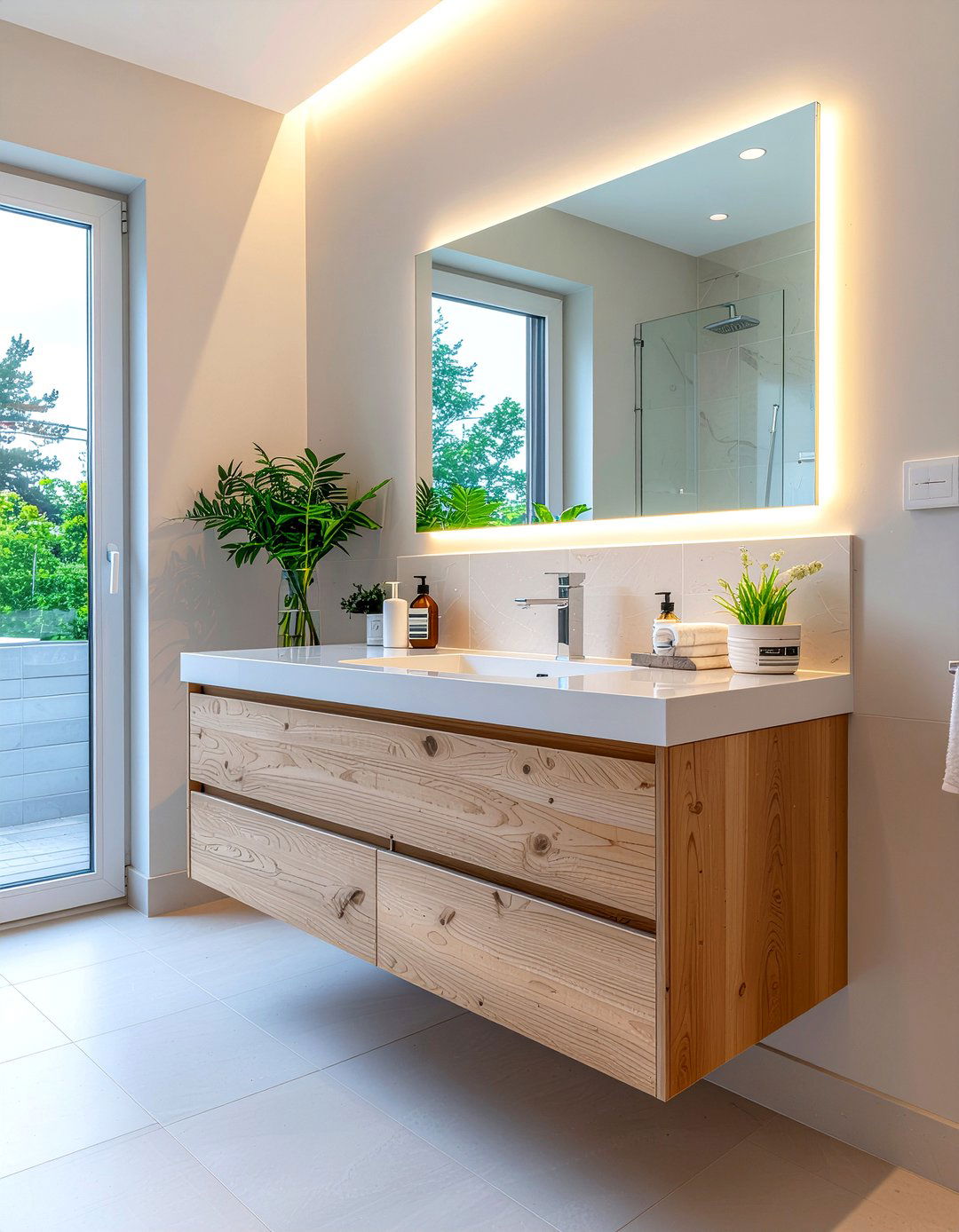 Under Cabinet Lighting - 30 bathroom refresh ideas