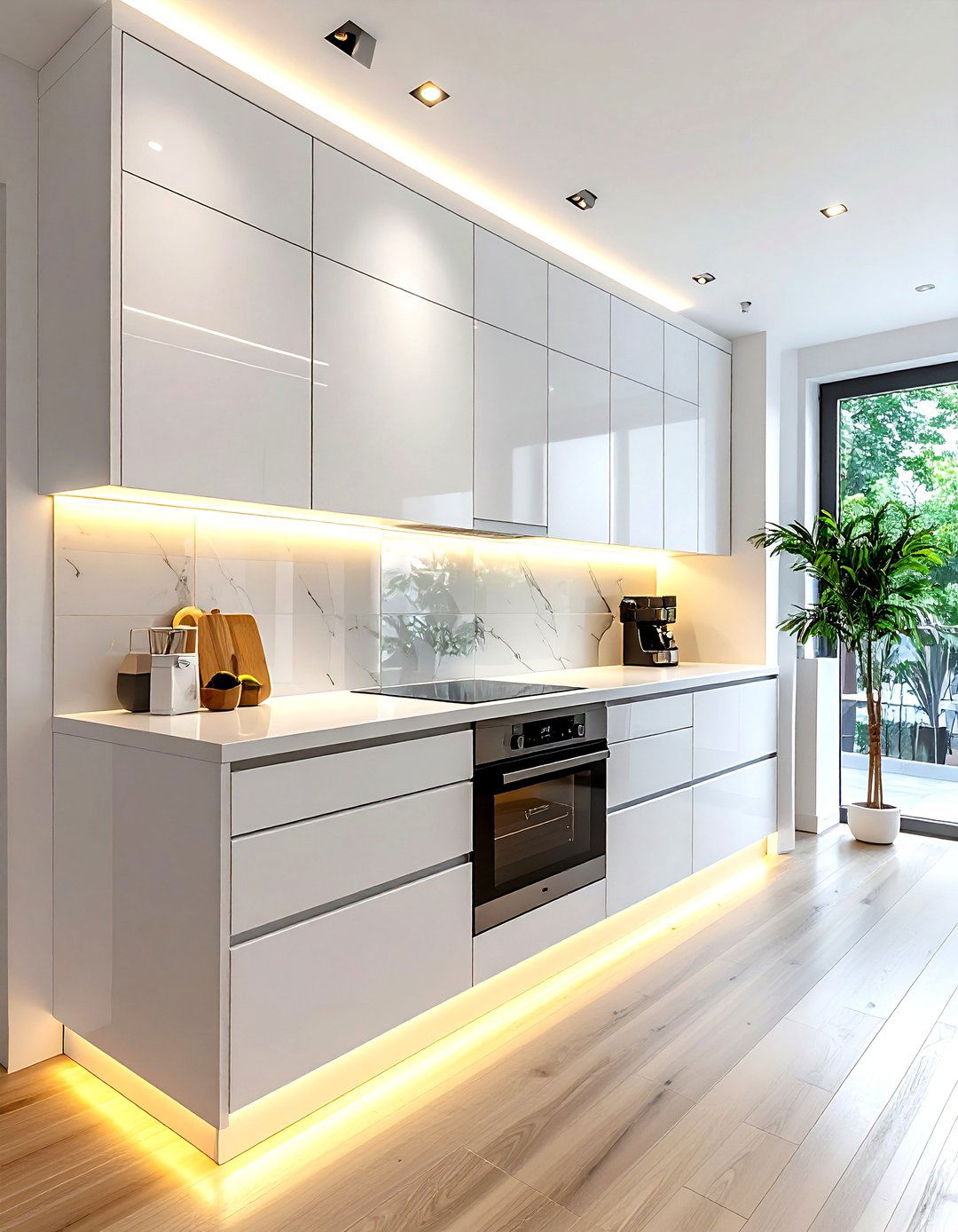 Under Cabinet Lighting Kitchen - 30 compact kitchen ideas