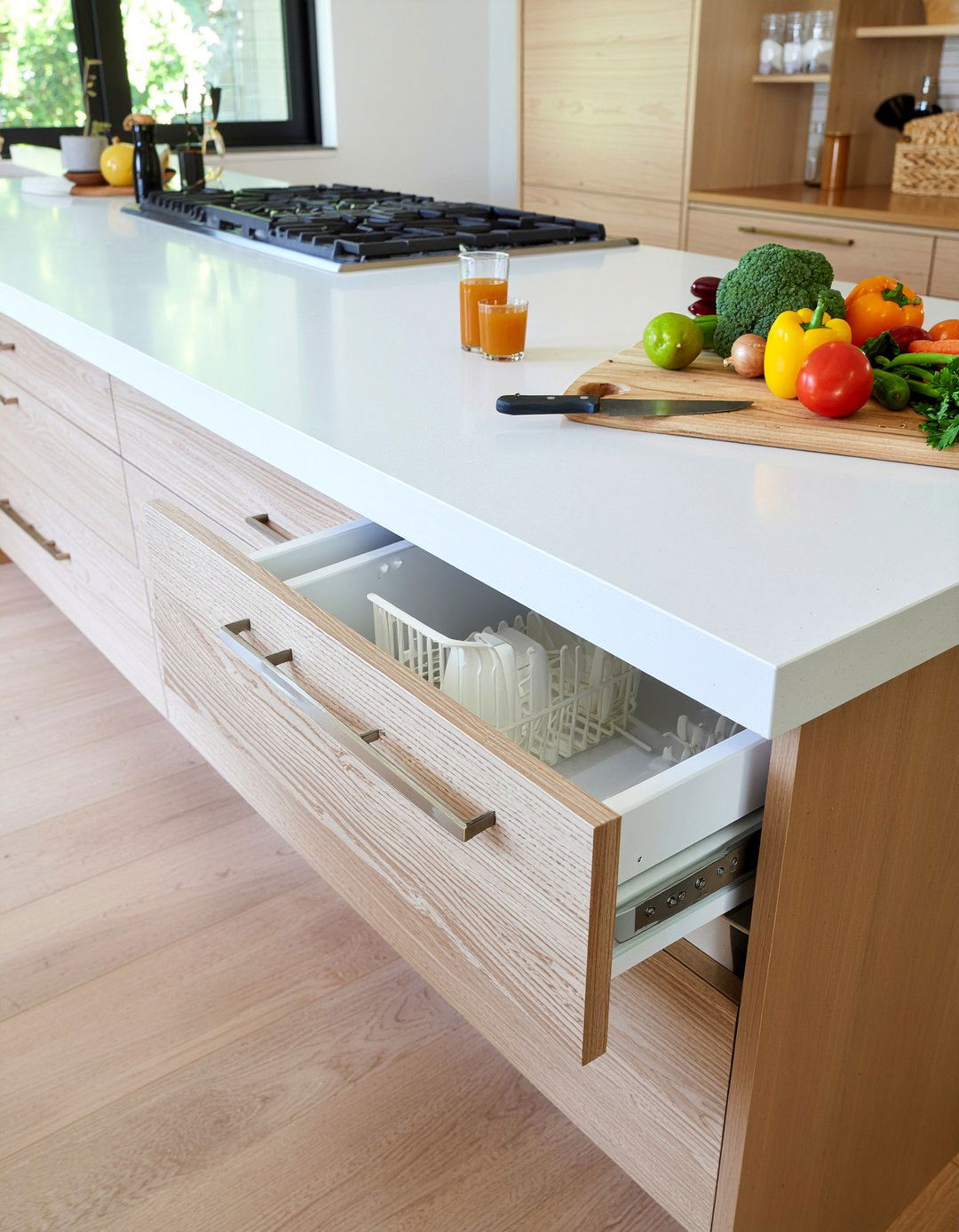 Under Counter Refrigerator Drawer - 30 gourmet kitchen ideas