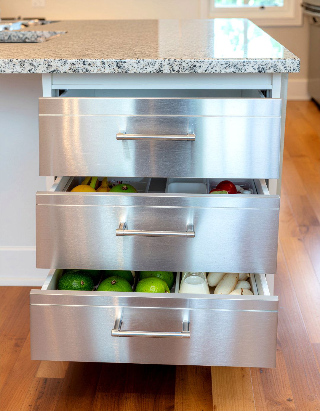 Under Counter Refrigerator Drawers - 30 chef kitchen ideas