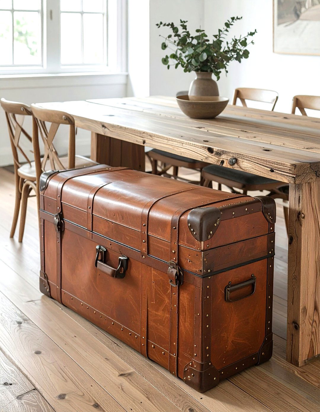 Under Seat Storage Trunks - 30 dining room under bed storage ideas