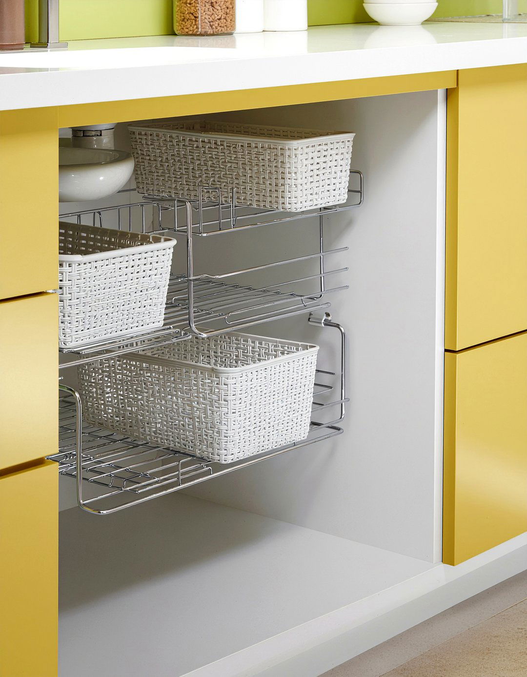 Under Sink Organizer - 30 small bathroom maximization ideas