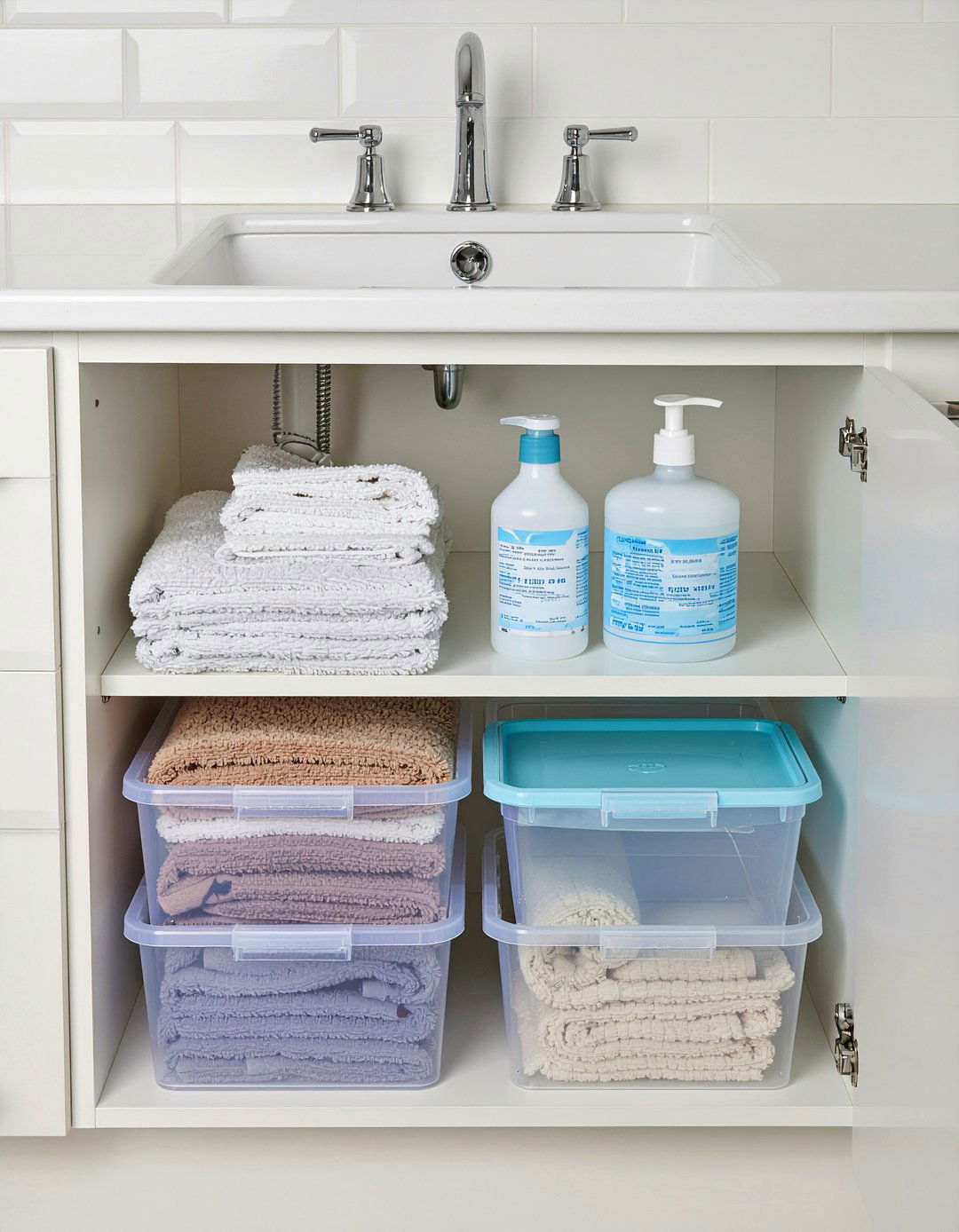 Under Sink Organizer - 30 bathroom storage ideas