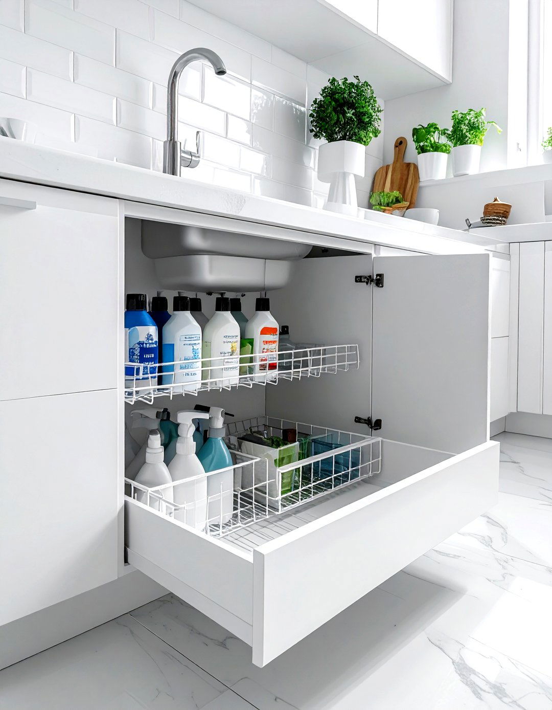 Under Sink Storage - 30 kitchen storage ideas