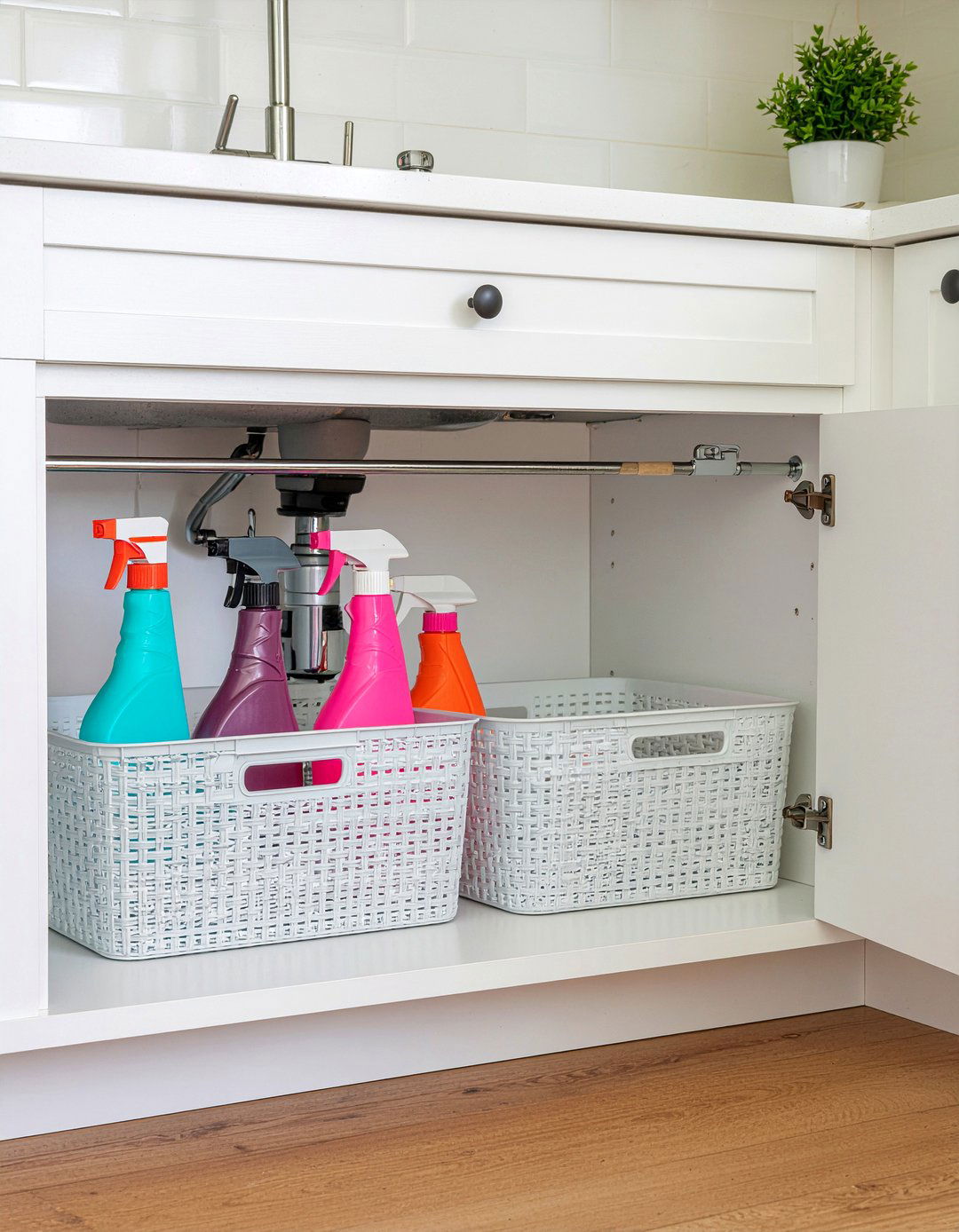 Under Sink Storage - 30 organized kitchen ideas