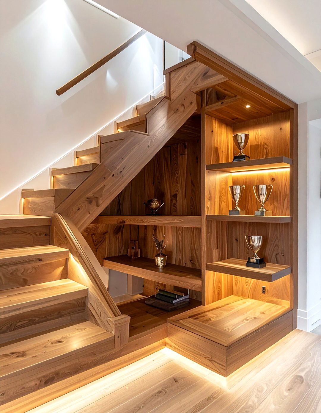 Under Stair Trophy Storage - 30 trophy display ideas