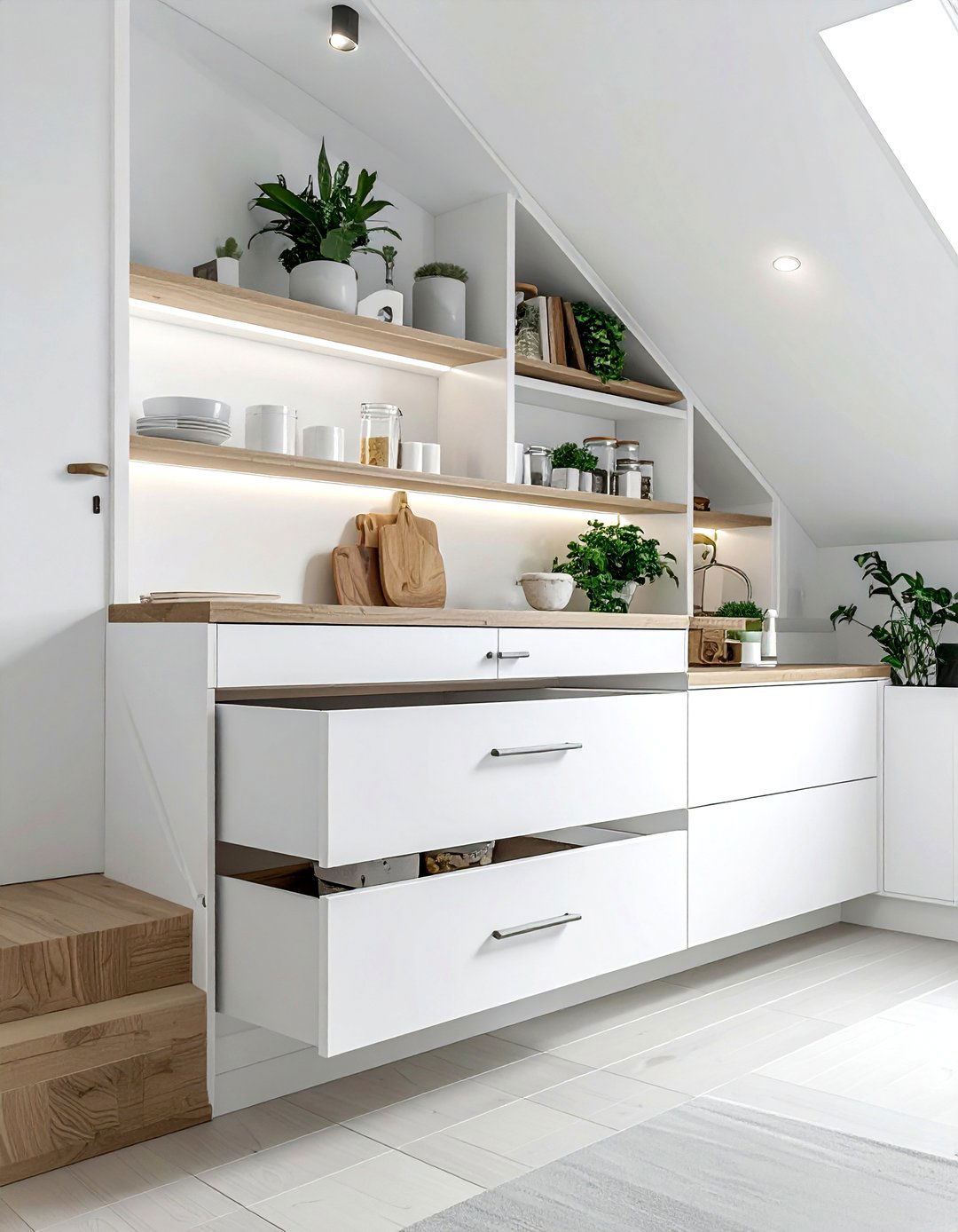 Under Stairs Pantry Storage - 30 pantry cabinet kitchen ideas