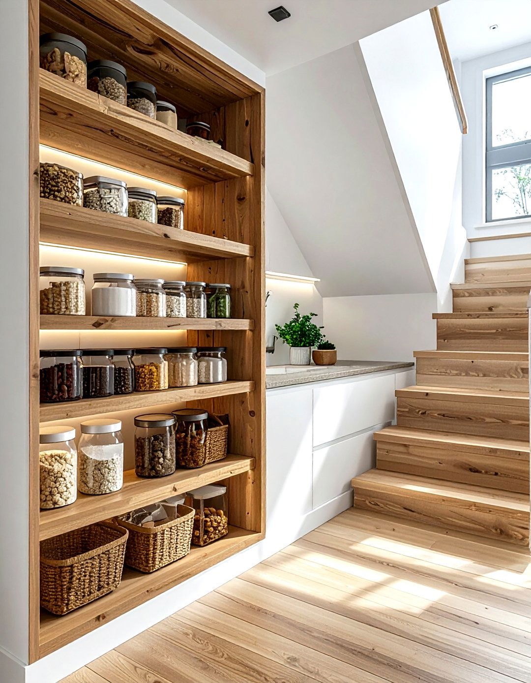 Under Stairs Pantry - 30 kitchen pantry ideas
