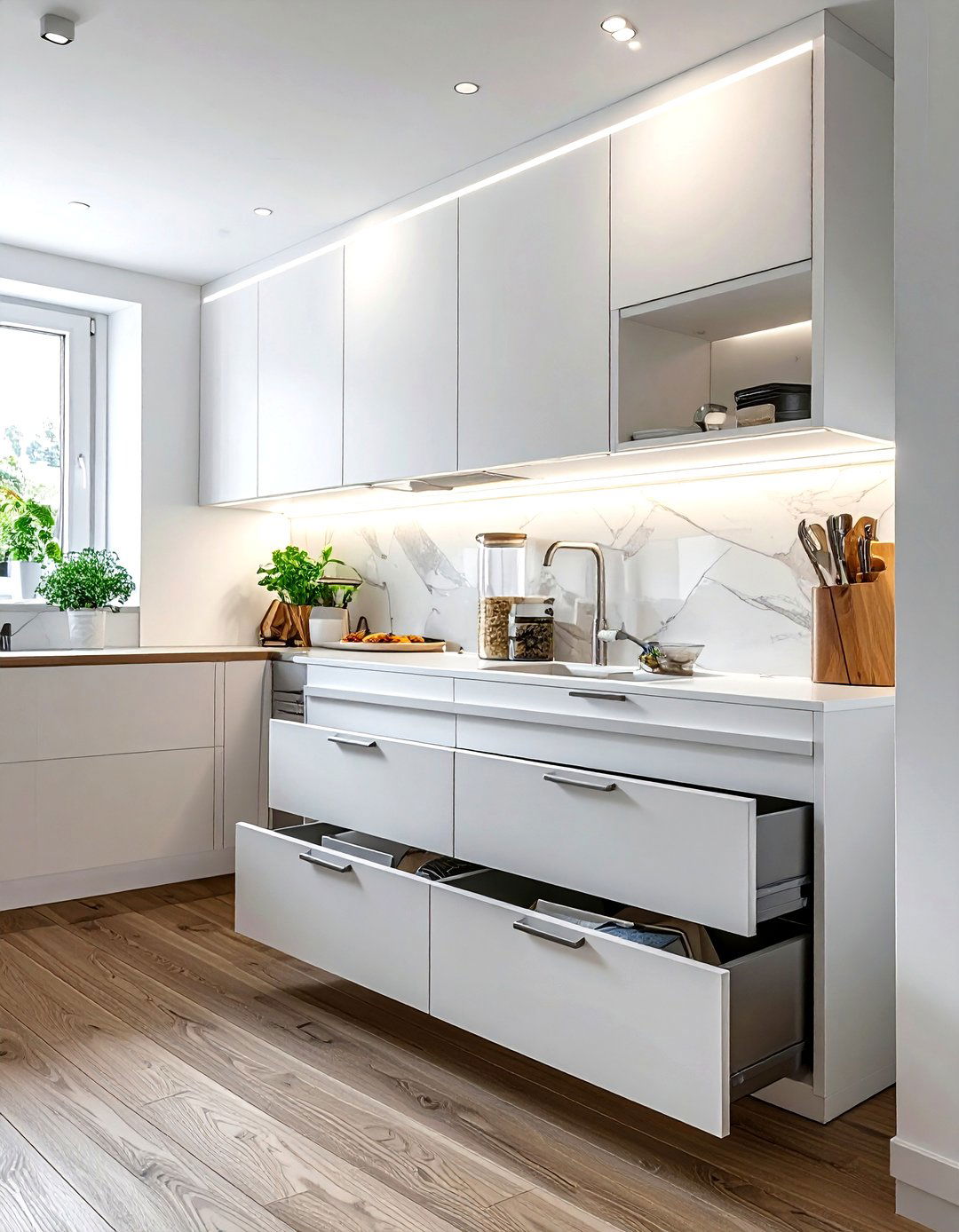 Under Stairs Storage - 30 kitchen alcove ideas