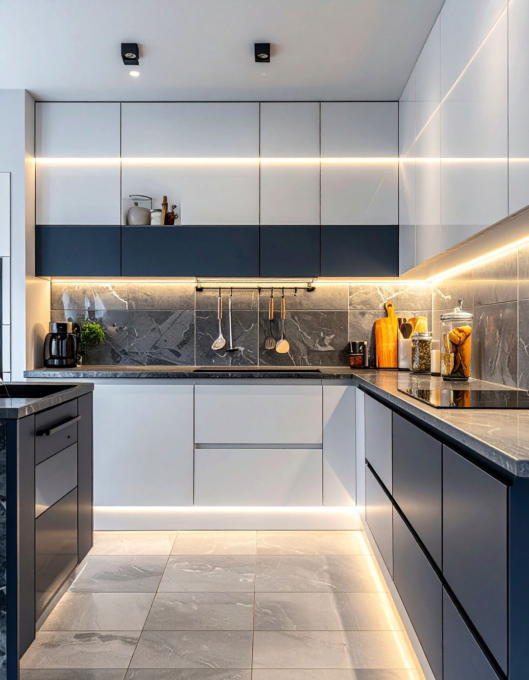 Under cabinet battery light - 30 no damage kitchen ideas