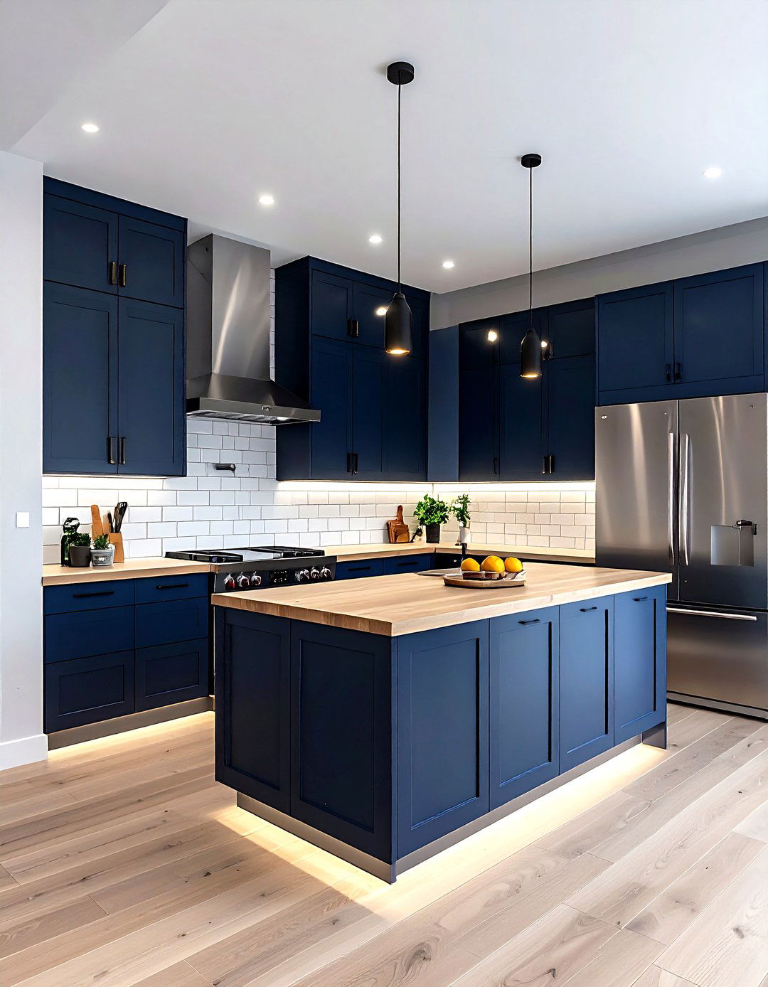 Under cabinet led strip - 30 kitchen lighting design