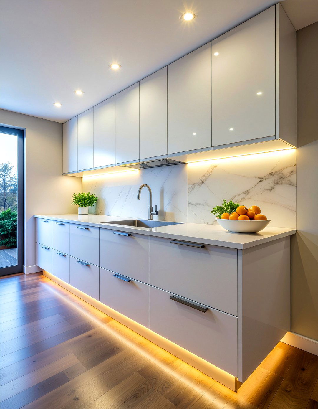 Under cabinet lighting - 30 inexpensive kitchen update ideas