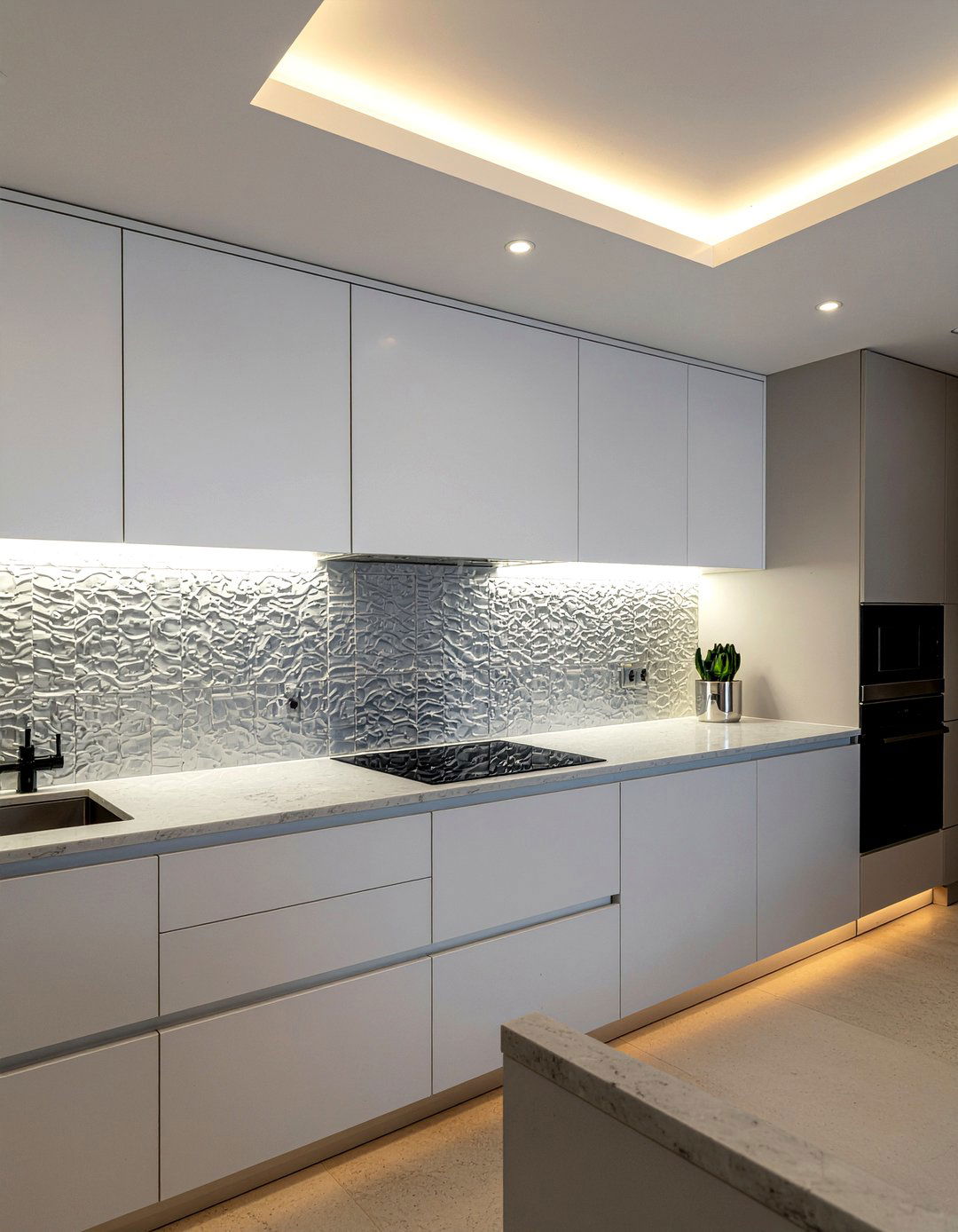 Under cabinet lighting - 30 kitchen visual interest ideas