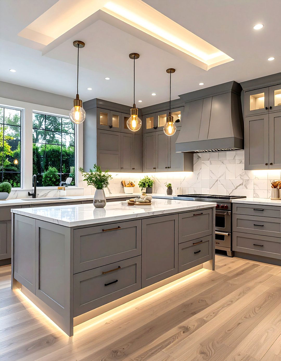 Under cabinet lighting - 30 LED light decor ideas