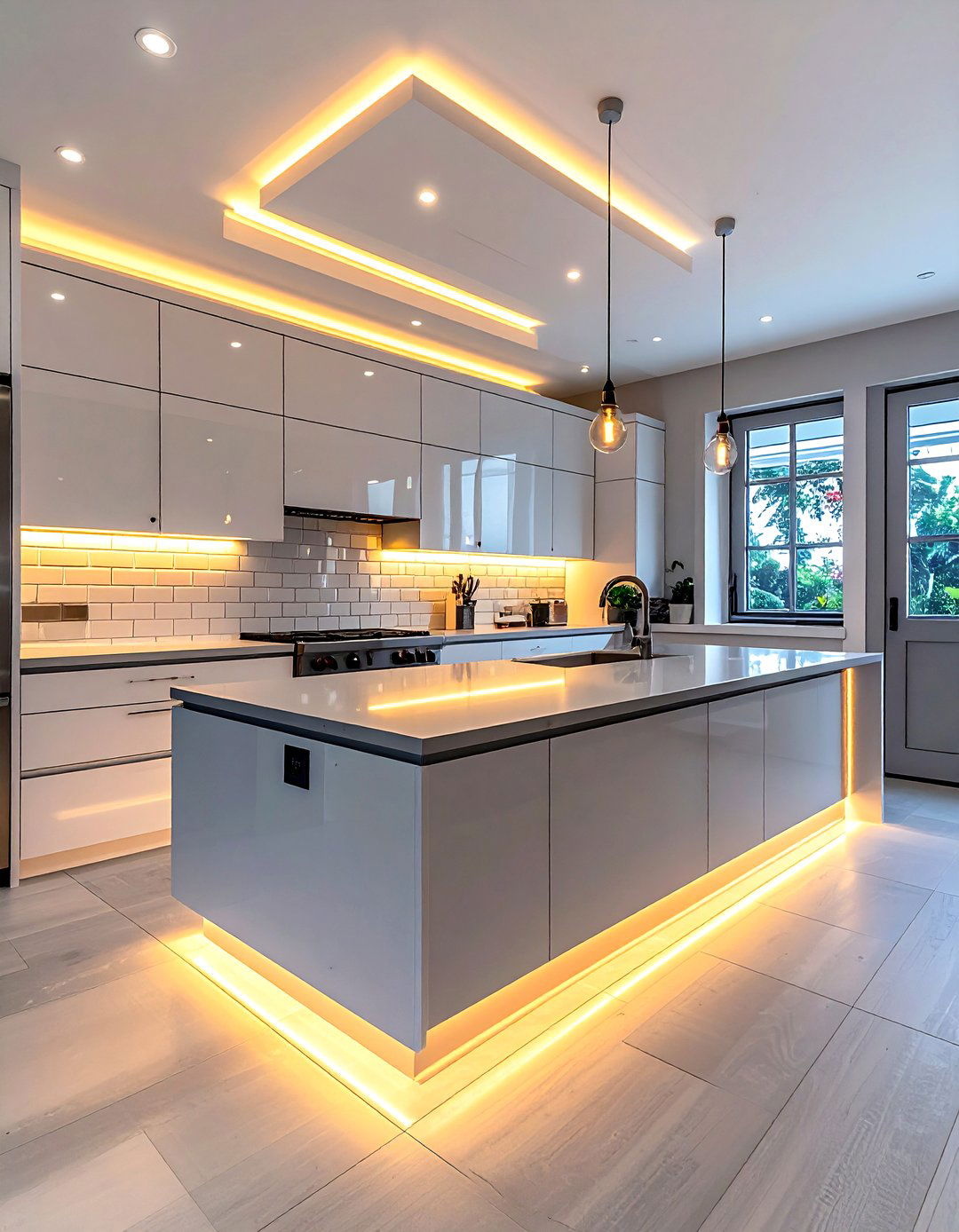 Under cabinet lighting - 30 long-lasting kitchen ideas