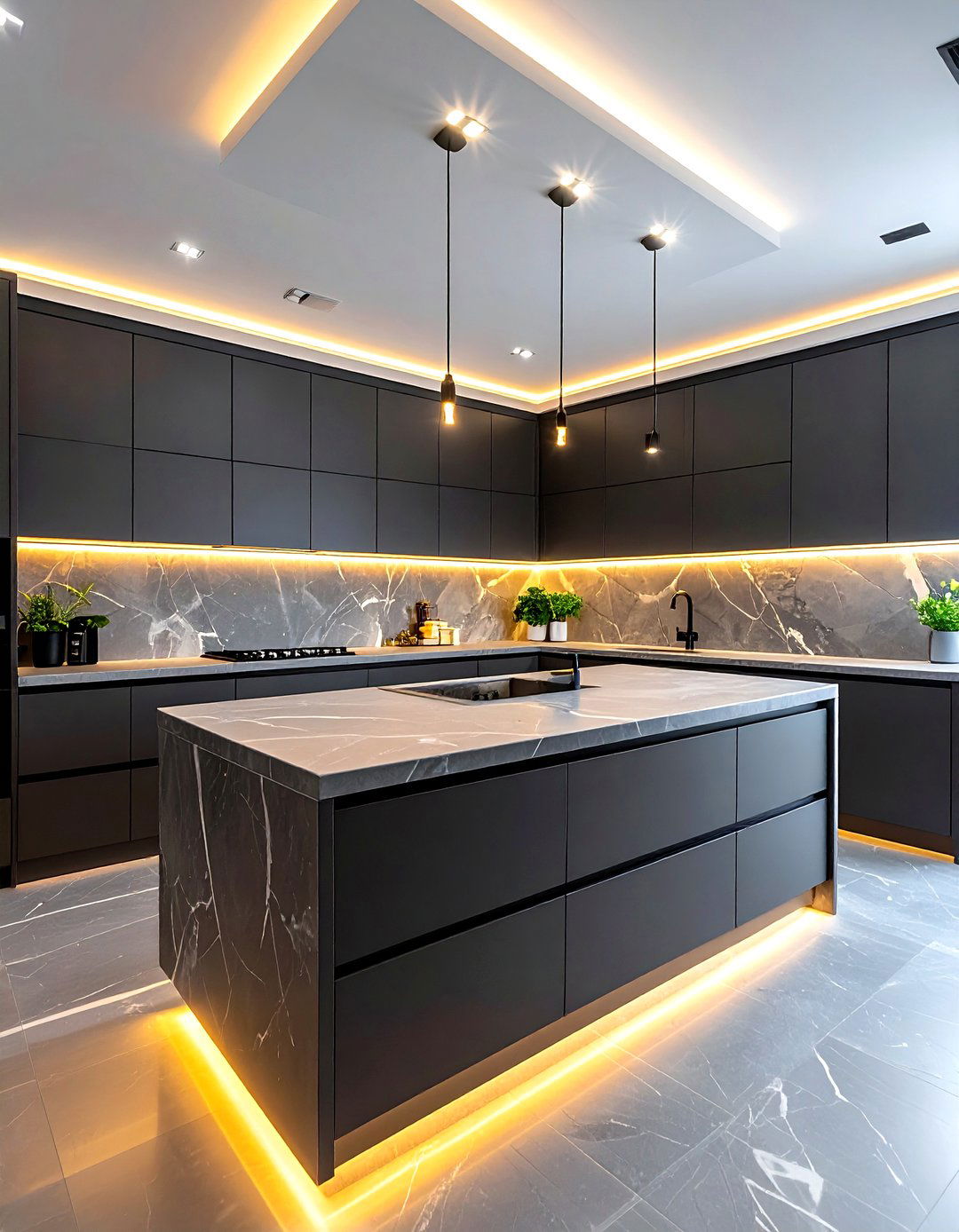 Under cabinet lighting - 30 refined kitchen ideas