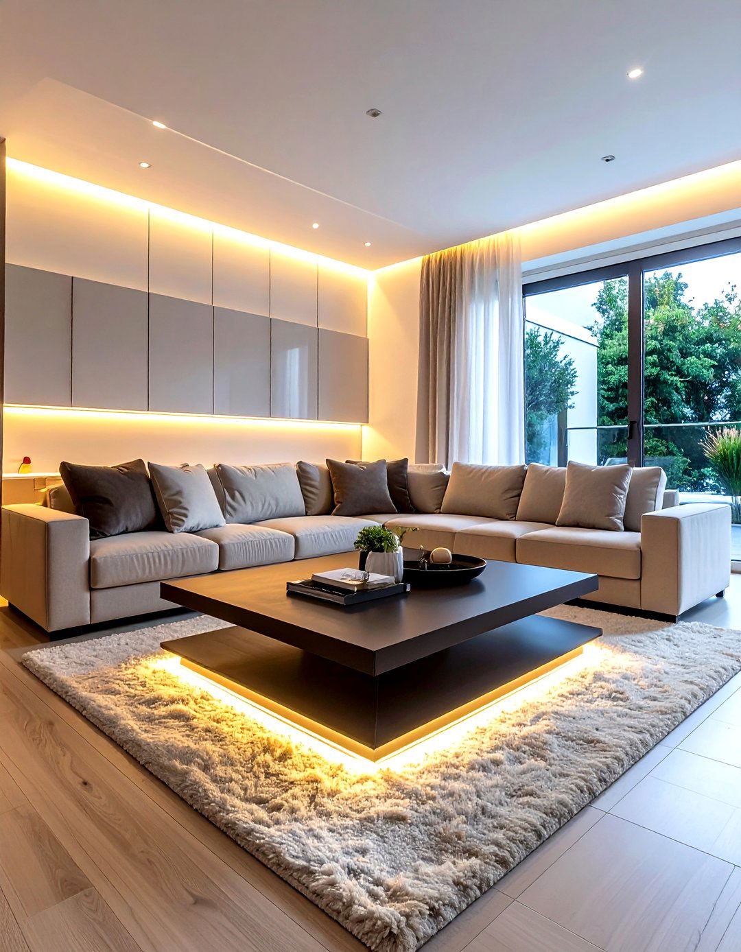 30 Living Room LED Strip Lights Ideas for Creative Glows