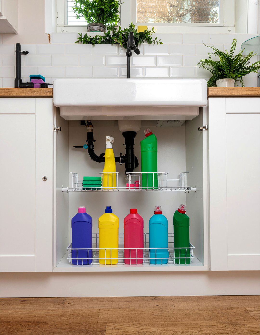 Under sink organizer - 30 pull-out cabinet kitchen ideas