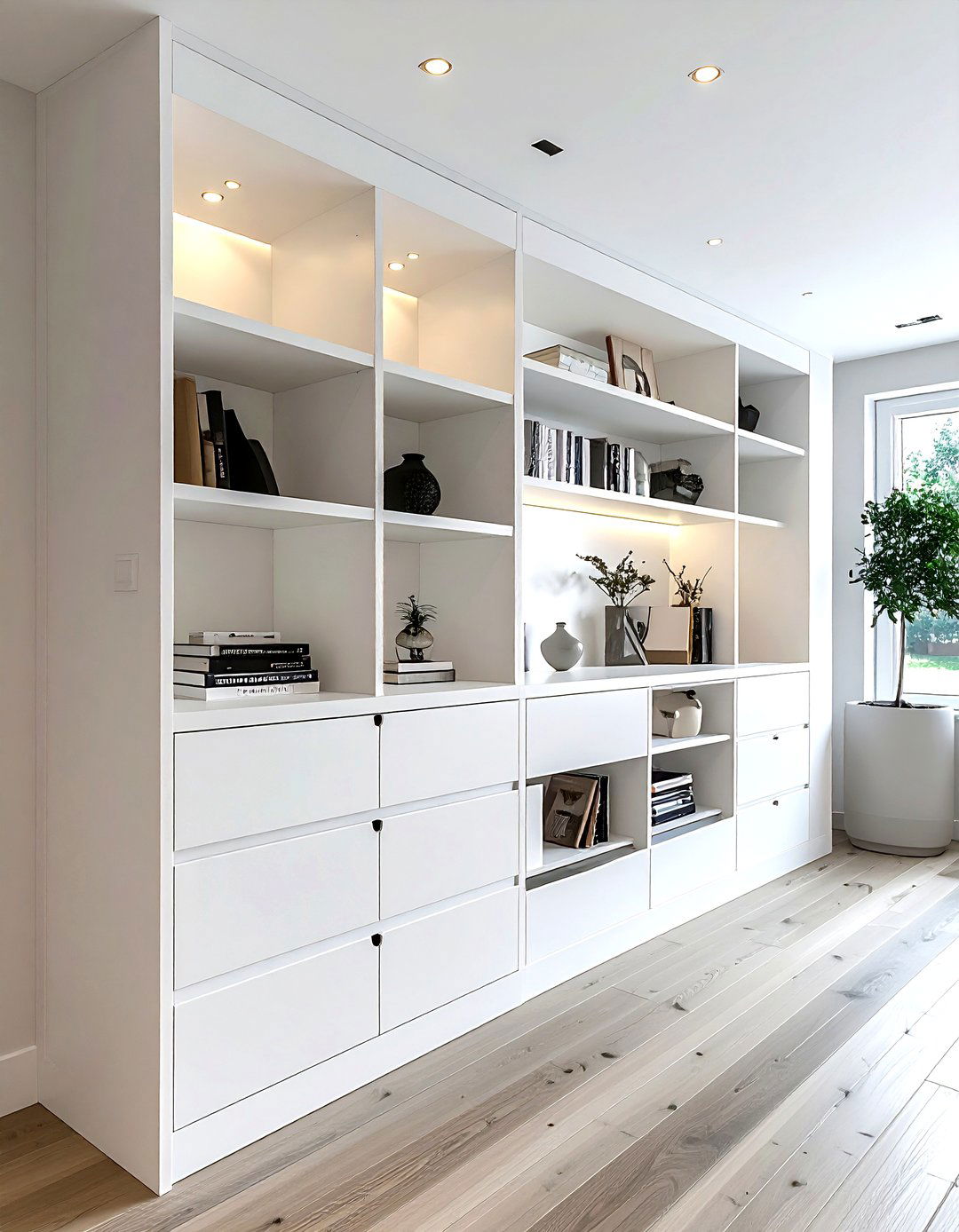 Under stairs storage units - 30 living room built-in ideas