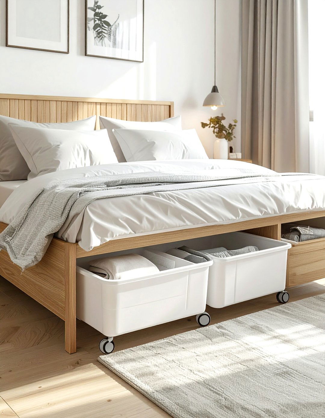 Underbed Storage Bins - 30 storage box ideas