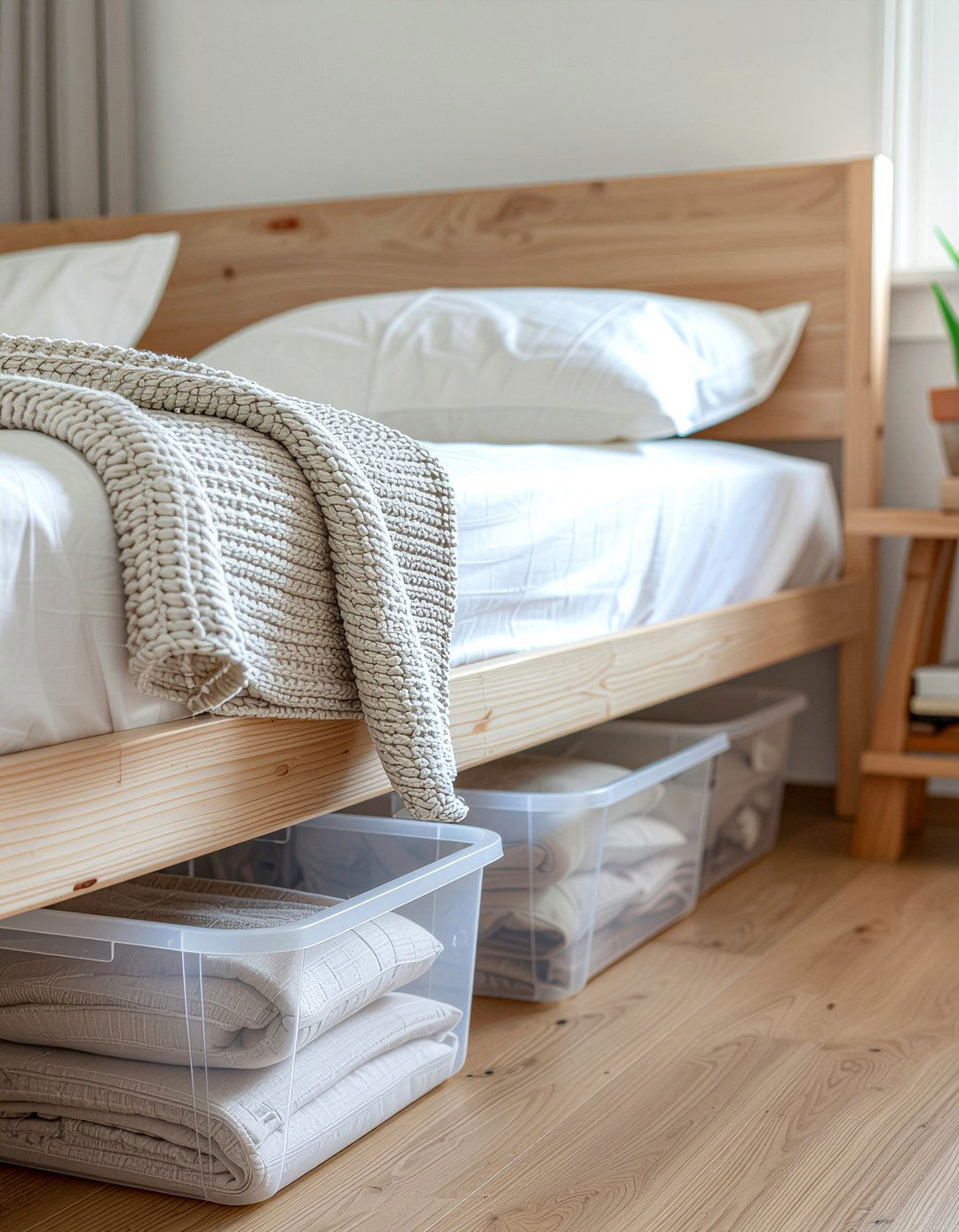 Underbed Storage Containers - 30 bedroom storage solutions