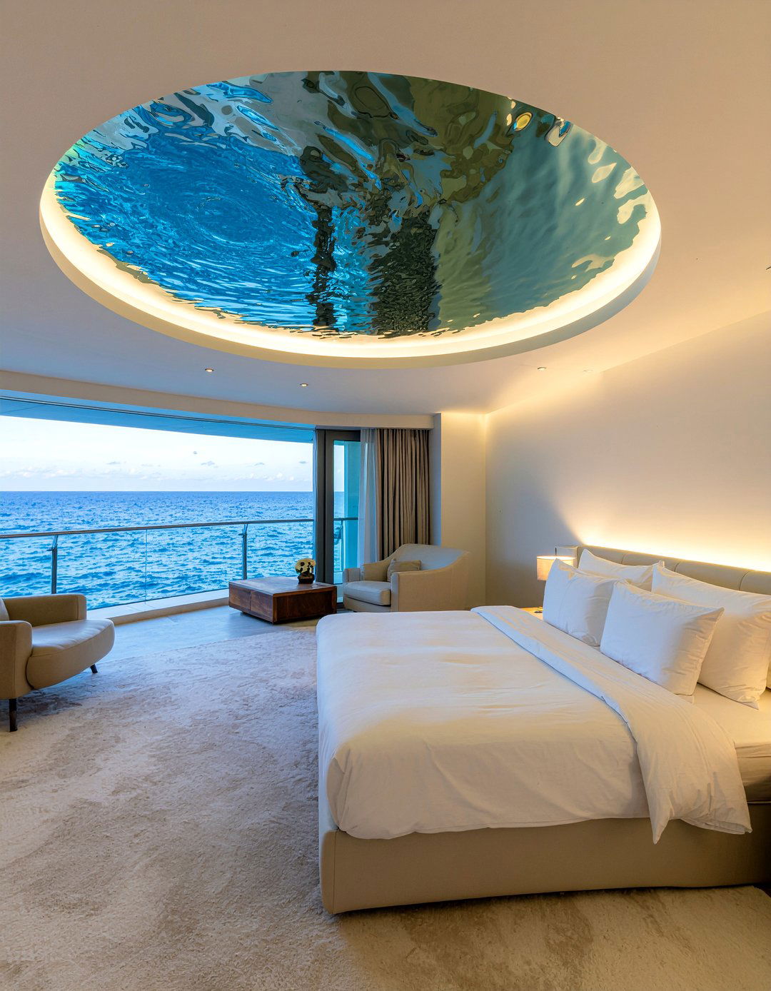 Underwater hotel room - 30 underwater bedroom ideas
