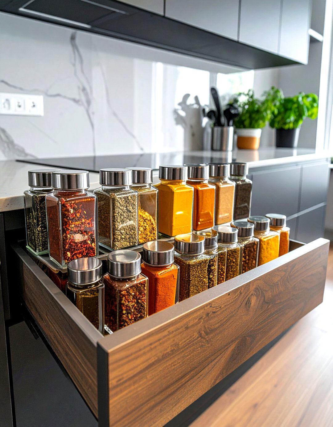 30 Spice Drawer Kitchen Ideas to Optimize Your Storage Space