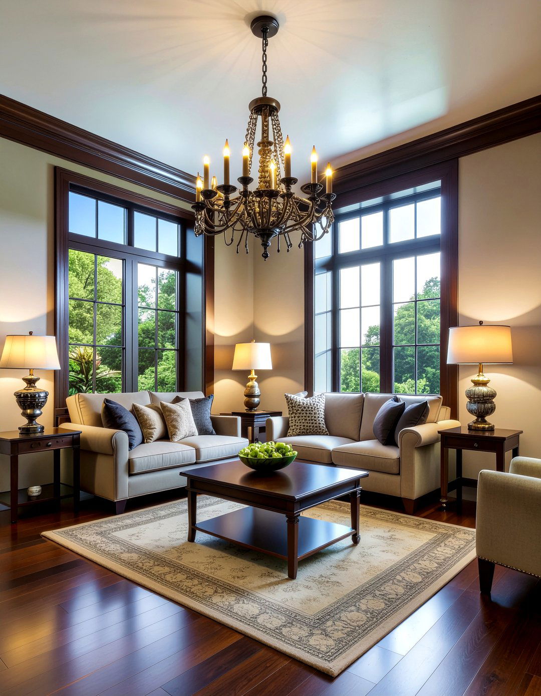 Unlacquered Brass Hardware Accents - 30 layered texture living room ideas