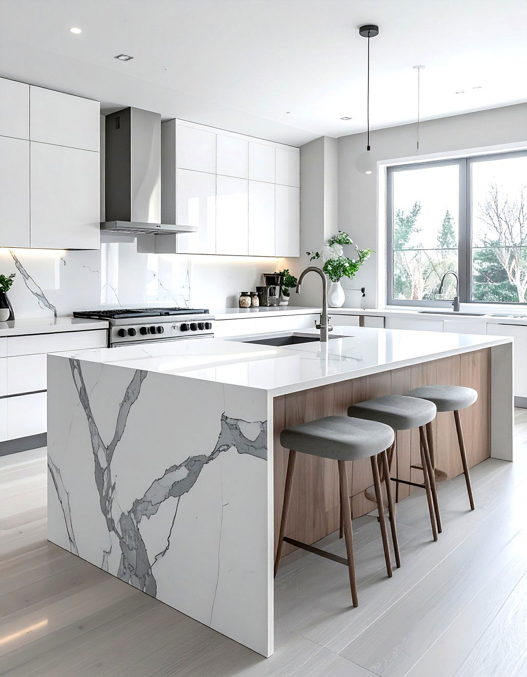 Upgrade To Quartz Countertops - 30 kitchen improvement ideas