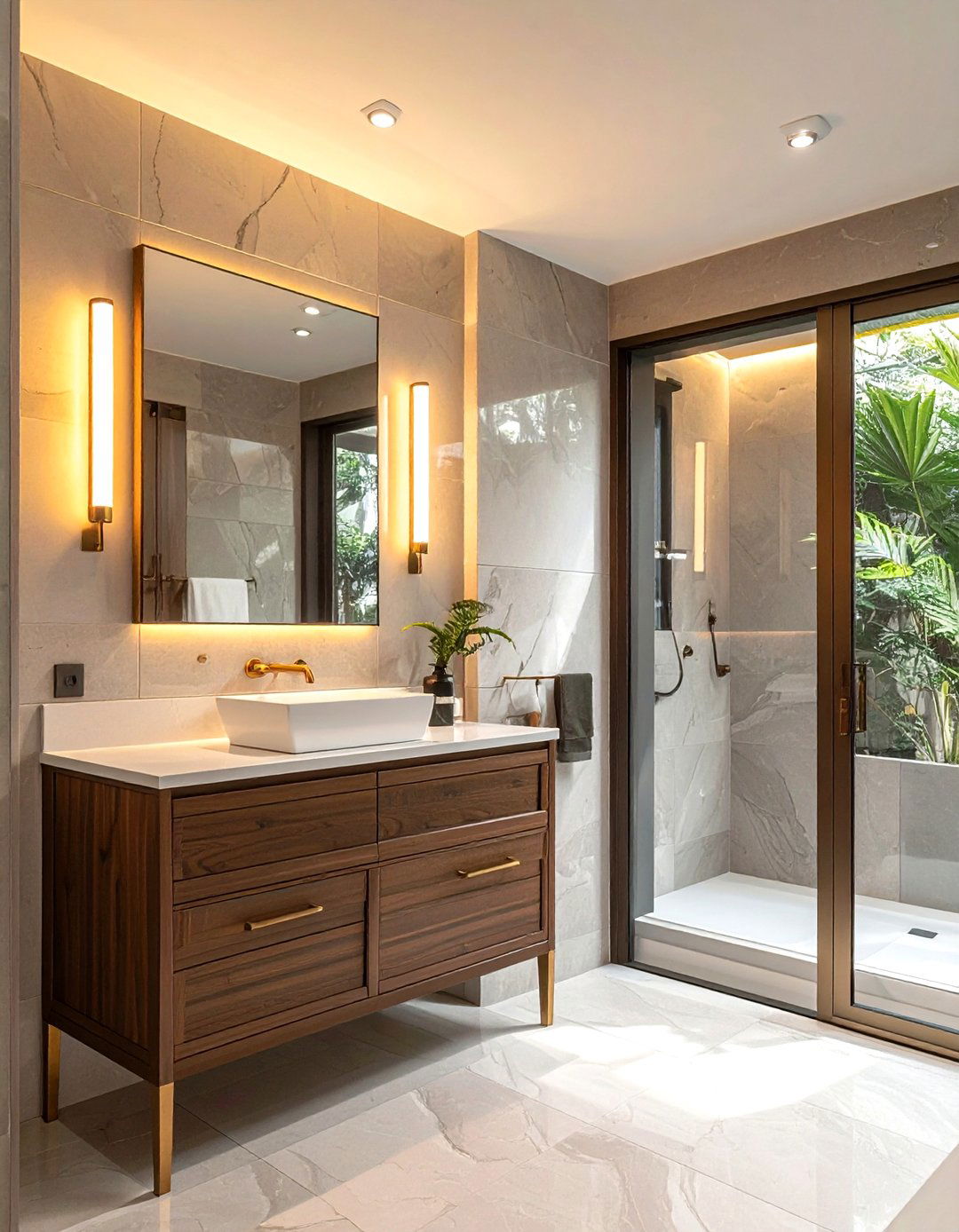 Upgrade bathroom lighting - 30 weekend bathroom projects