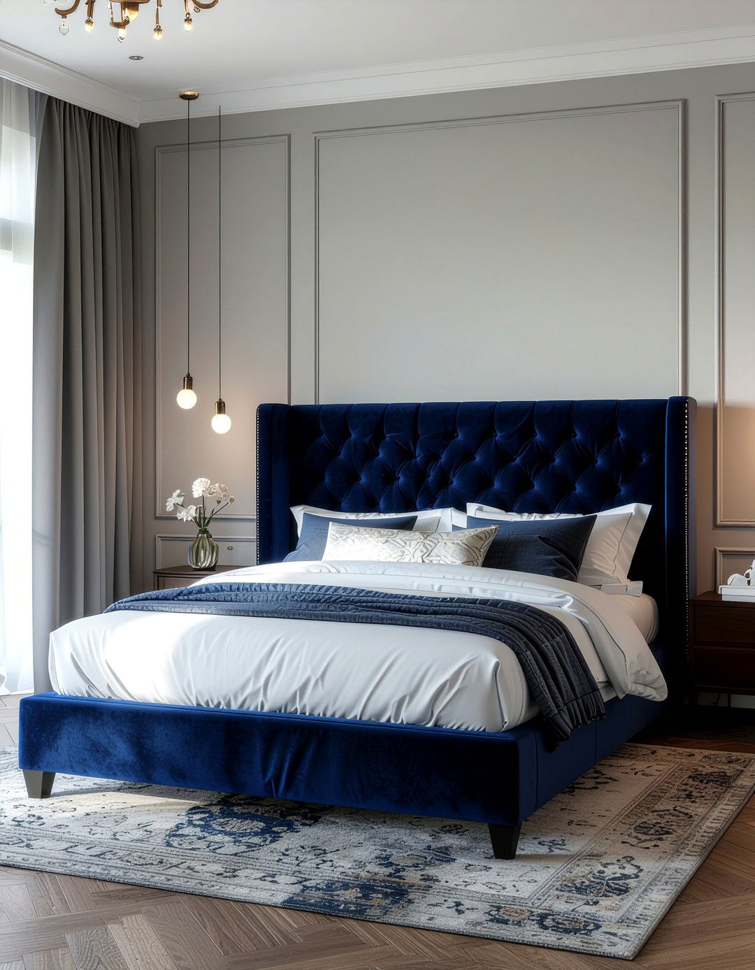 Upholstered Bed Frame - 30 weekend bedroom ideas