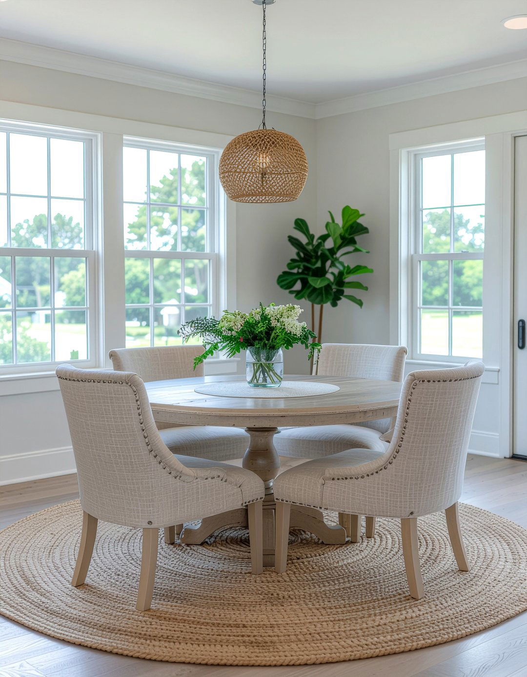 Upholstered Dining Chairs - 30 dining room timeless element ideas