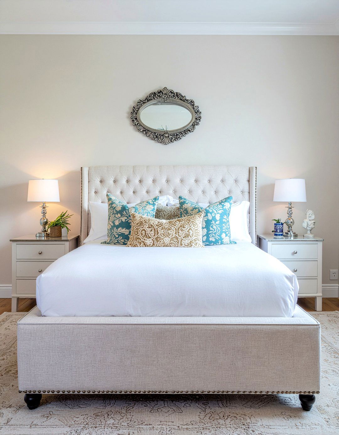 Upholstered Headboard - 30 relaxation bedroom ideas